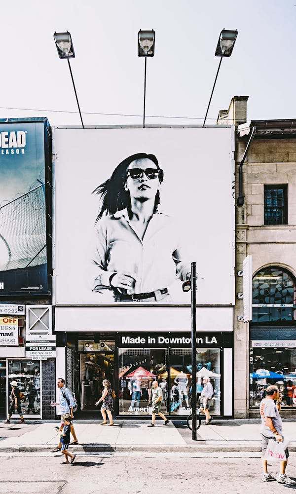 billboard for celebrant