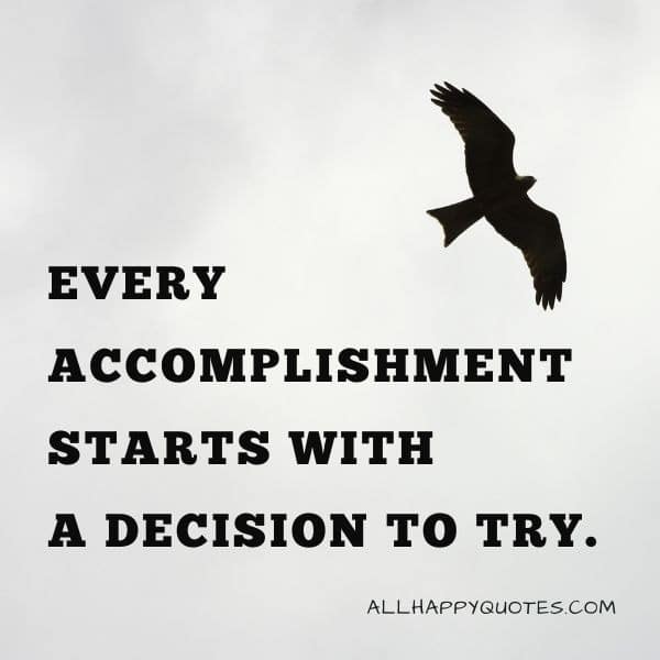 decision to try