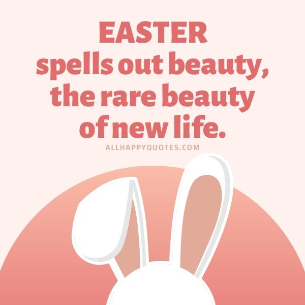 easter spells out beauty