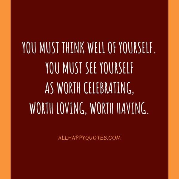 quotes about self worth and love